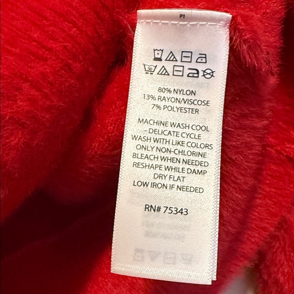Bailey 44 Vibrant Red Turtleneck Sweater - Picture 5 of 10